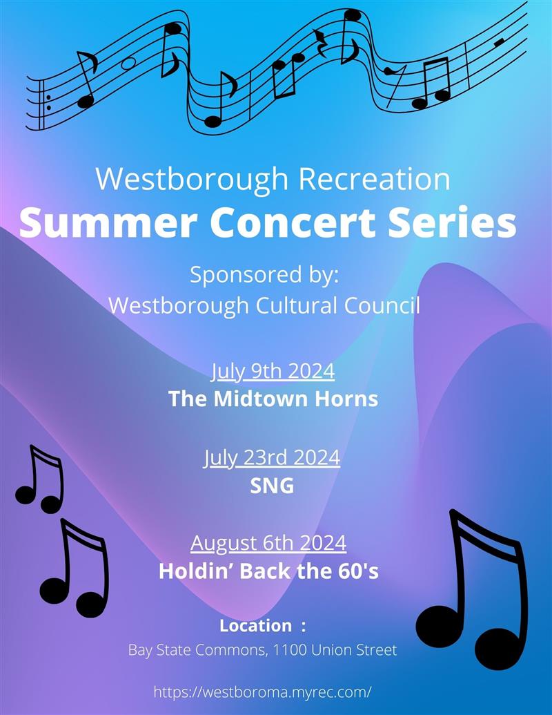 2024 Summer Concerts Flyer