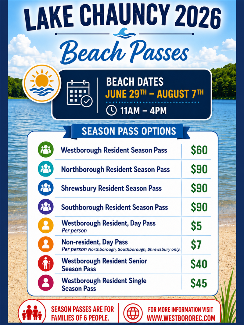 Beach Pass Flyer 2026