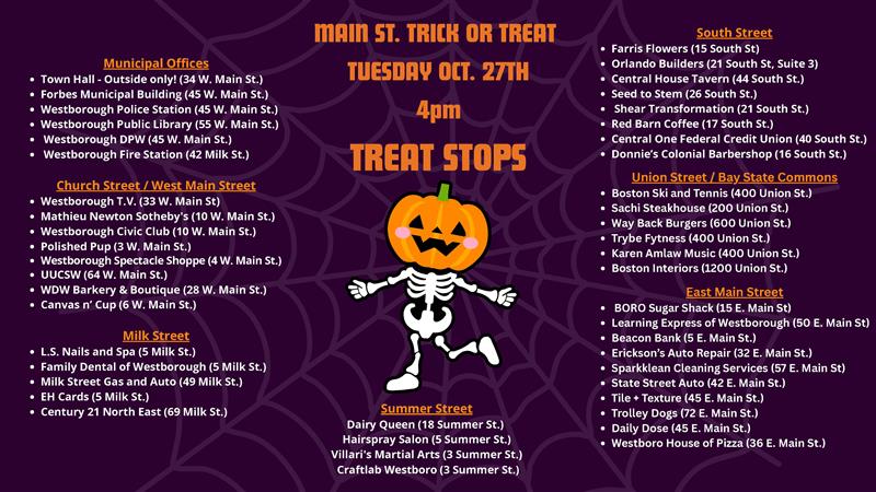 Main St Trick Or Treat 2026
