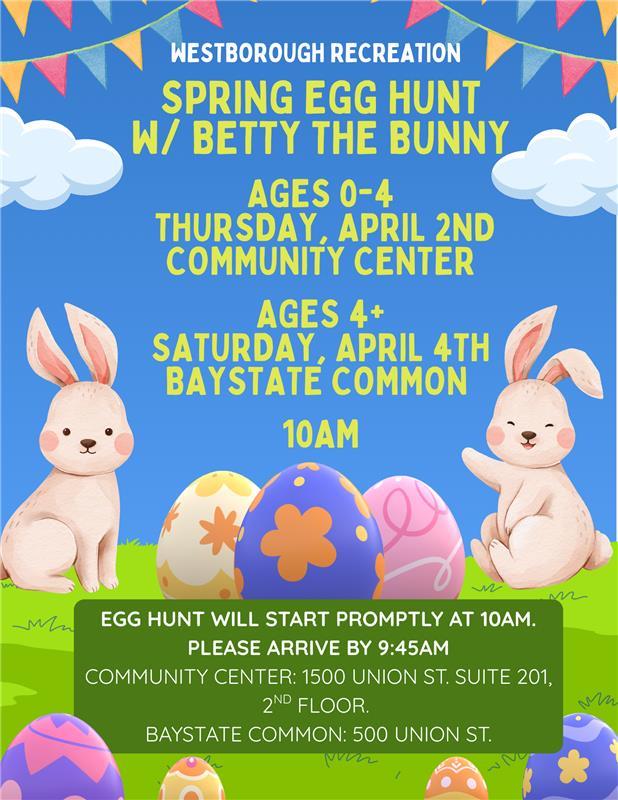 Egg Hunt Flyer 2026