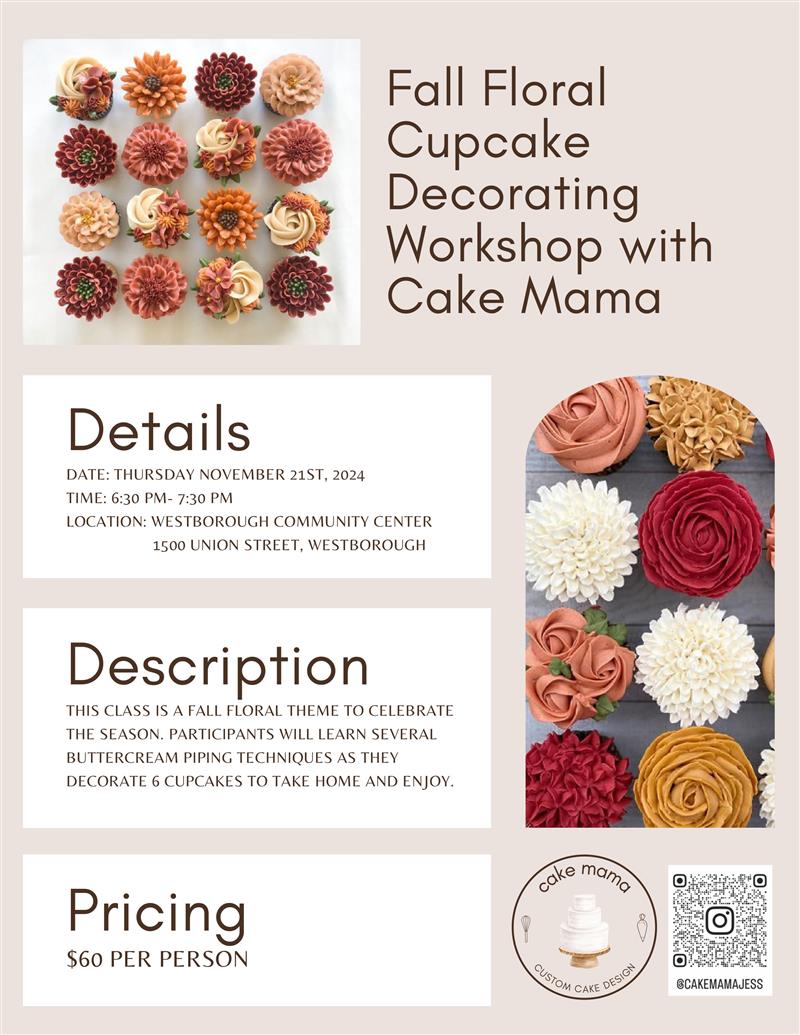 Fall Cupcake Workshop