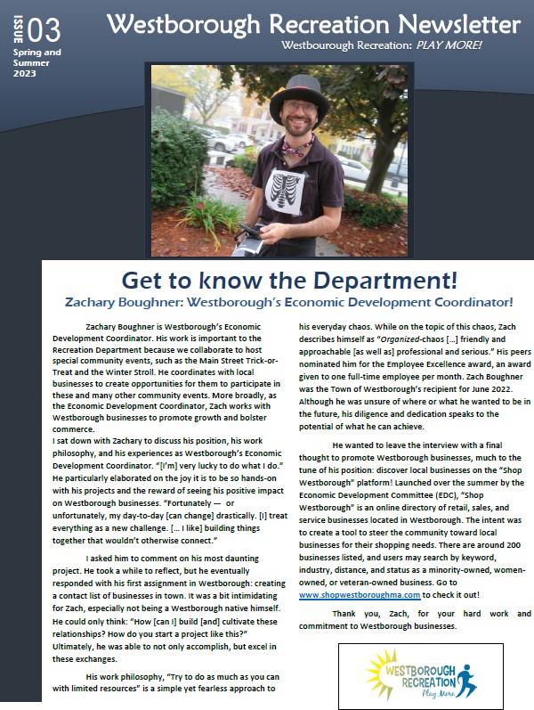 Newsletter Fall and Winter 2023