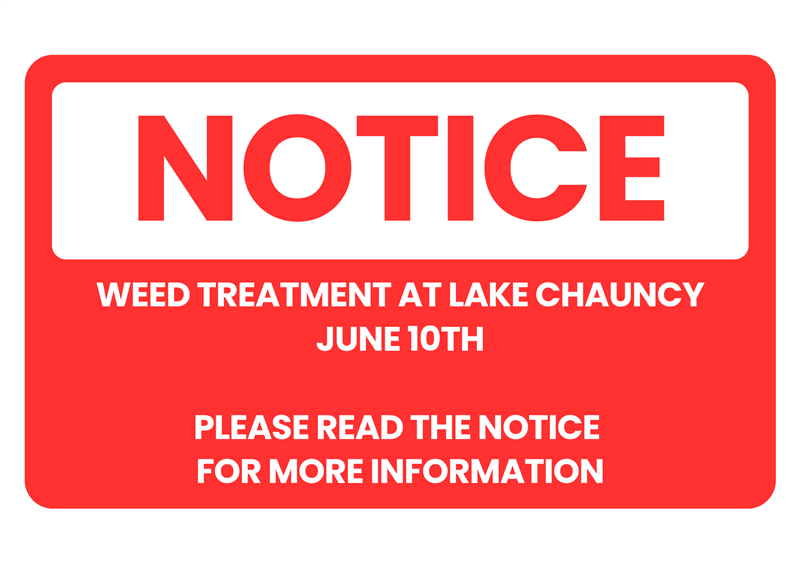 Weed Treatment Notice